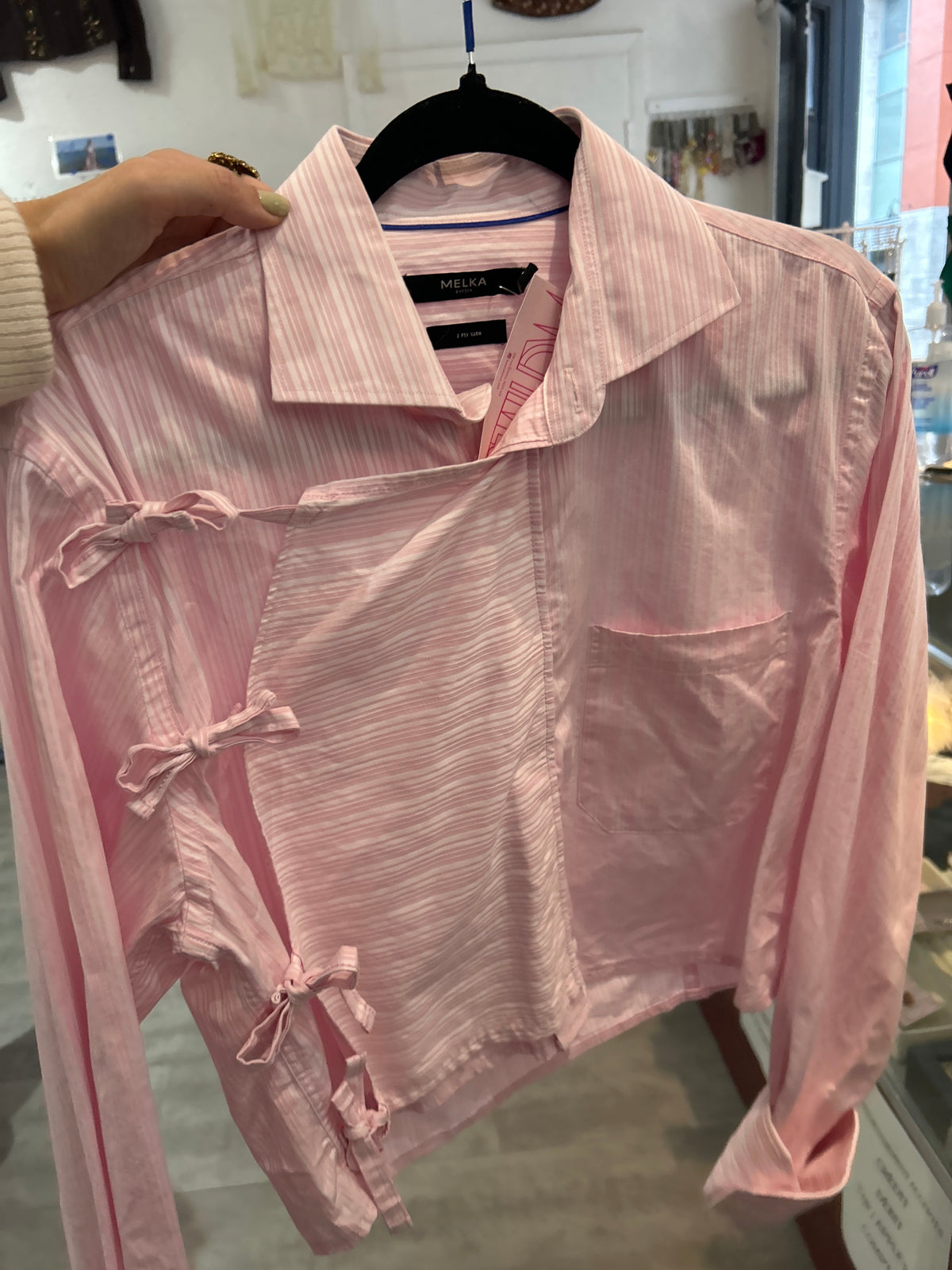 Chemise rose Melia